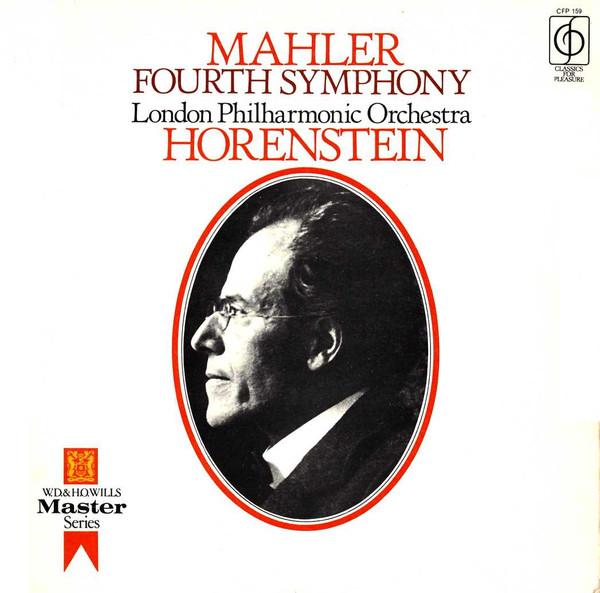 LP Record GUSTAV MAHLER, THE LONDON PHILHARMO - Fourth Symphony CFP159 Classics For Pl UK Classical Used