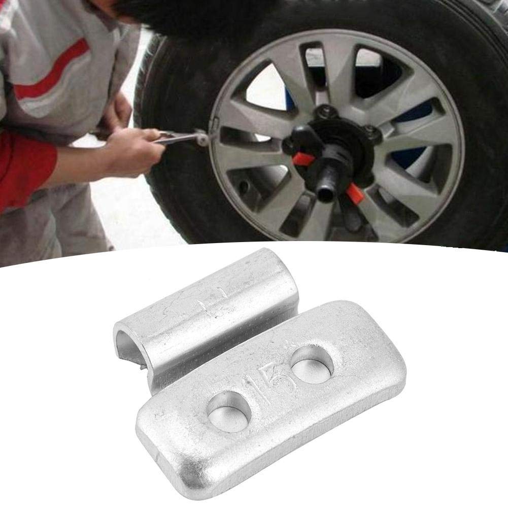 Tire Wheel Balancing Weights, Qiilu Wheel Weight Balance Clipon, 15g/0.53oz 100pcs P Style Wheel