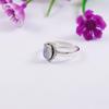 Natural Moonstone Ring, Dainty  Ring, Handmade 925 Sterling Silver Ring, Designer Ring, Gift for Girls