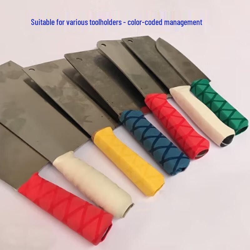 Color-Coded Anti-Slip Knife Handle Cover
