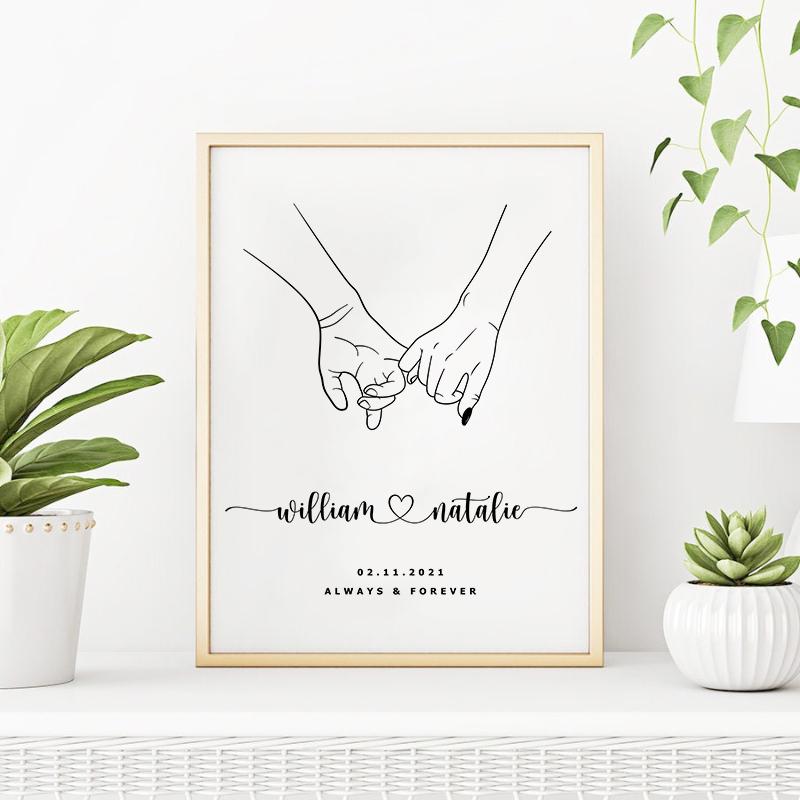 Poster E Striscioni Personalizzati Per Matrimonio, Anniversario E Feste - 2 Banner Interni O 1 Banner Esterno, Stampa Con Nome, Foto Ed Età