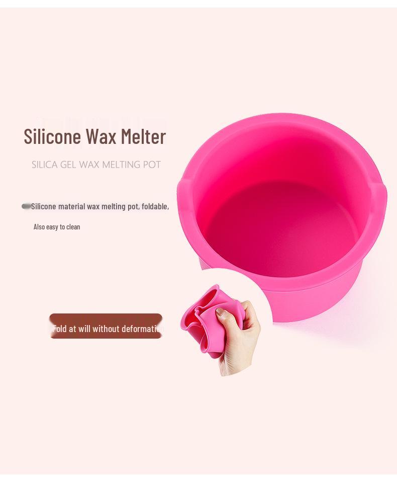 Silicone Wax Melter 500cc, 100W High Power Rapid Wax Melting Machine for Depilatory and Beauty Therapy.
