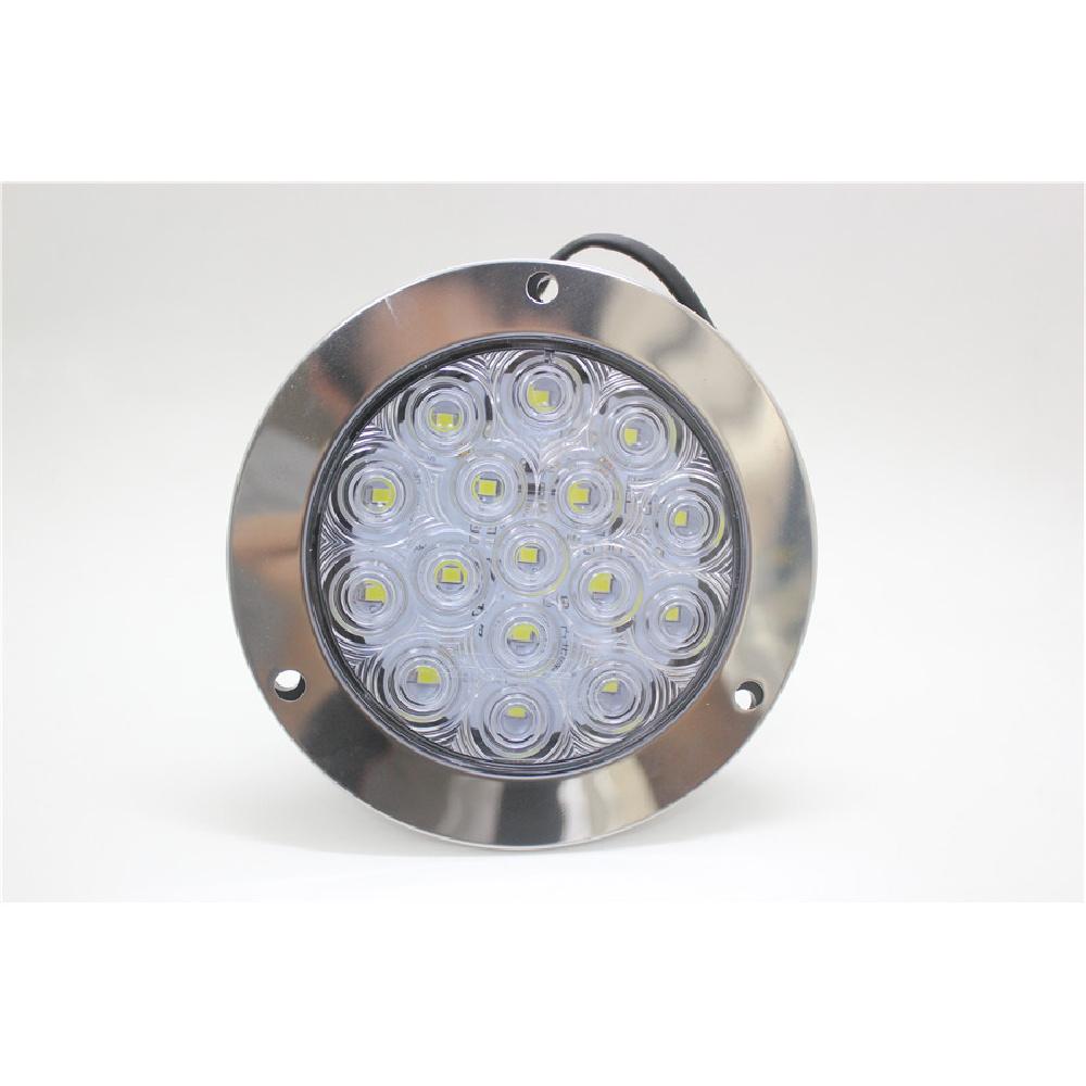 16Led Round Reverse Stop Rear Tail Light Truck Trailer Rv Brake Turn Signal Lamp
