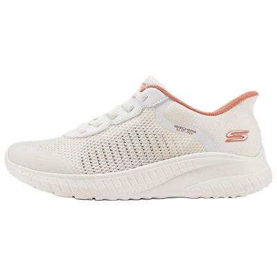 Bobs Squad Chaos Comfortable Versatile Low-Top Casual Running Shoes Women Sneaker Off-White 117639-WHT