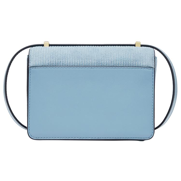 New MICHAEL KORS Hendri Leather Shoulder Bag, Crossbody Bag Extra Small Women's Light Blue 32F1G1HC0S-464