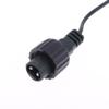 1/3/5Pcs Waterproof Extension Cable For Solar Panel 2Pin Led Connector Male 2 Meters Black 2Pin Plug Connector Wire