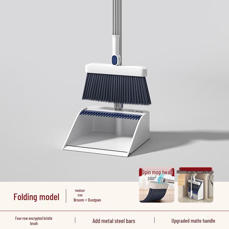 Rongyao Foldable Broom and Dustpan Set