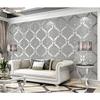 Europäischer Stil Damaskus Tapete Wohnzimmer TV Sofa Schlafzimmer 3D Relief Vlies Nachttisch Wandpapier Luxus Heimdekor 3D Tapeten