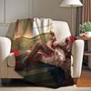Game Wuthering Waves Carlotta Blanket For Sofa Office Bed Plane Travel Sleep Read Relax Camping Soft And Warm