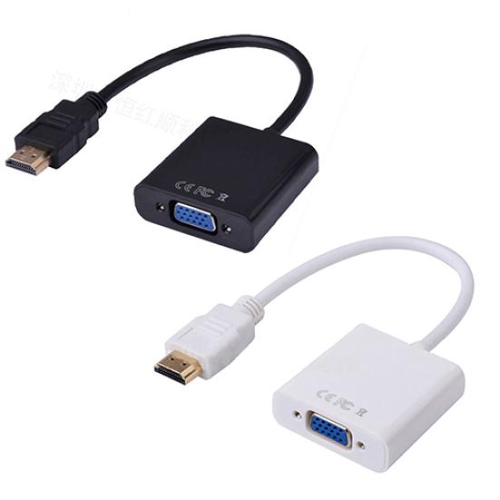 VGA Cable Plug Play Superior Signal Transfer Durbale HDMI Male To VGA Female Converter Adapter for DVD