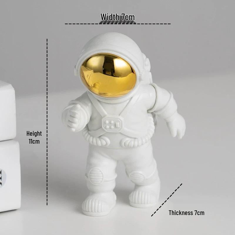 Astronauten-Figur-Ornament für Wohnzimmer oder Kinderzimmer - Weihnachtsgeschenk-Deko Weltraumfahrer