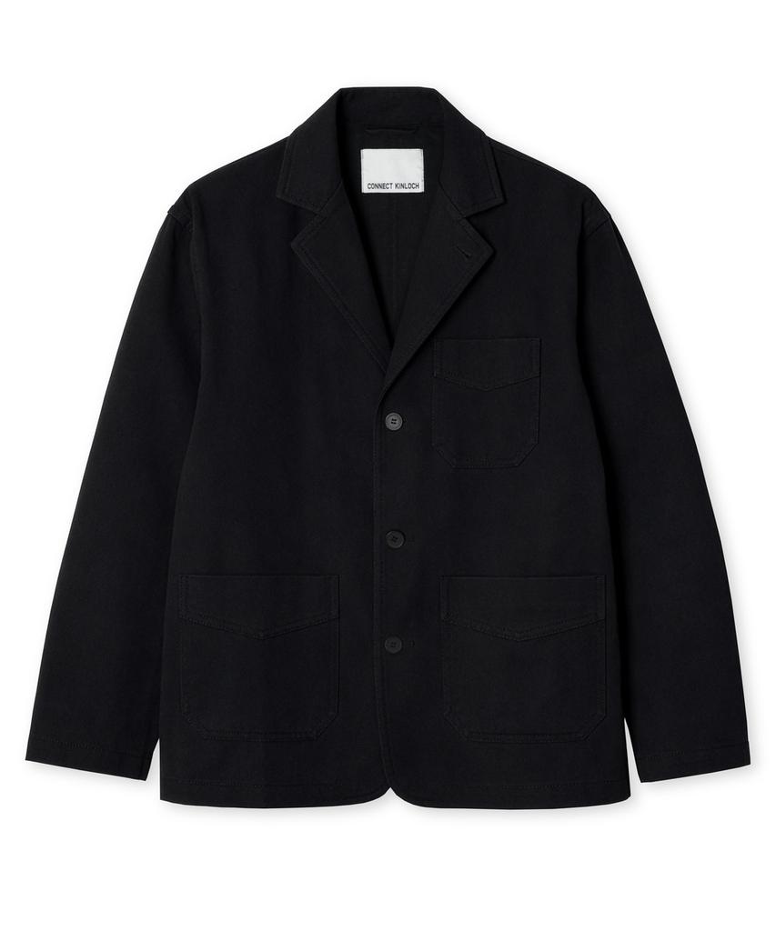 Connect Kinloch [Set] Washed Cotton Loose Fit Setup [Black]
