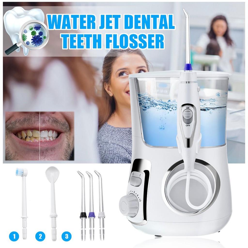 

Электрический ирригатор для полости рта со щеткой 600 мл Дентальный ирригатор Водная нить Ирригатор для полости рта Дентальный ирригатор Очистка языка