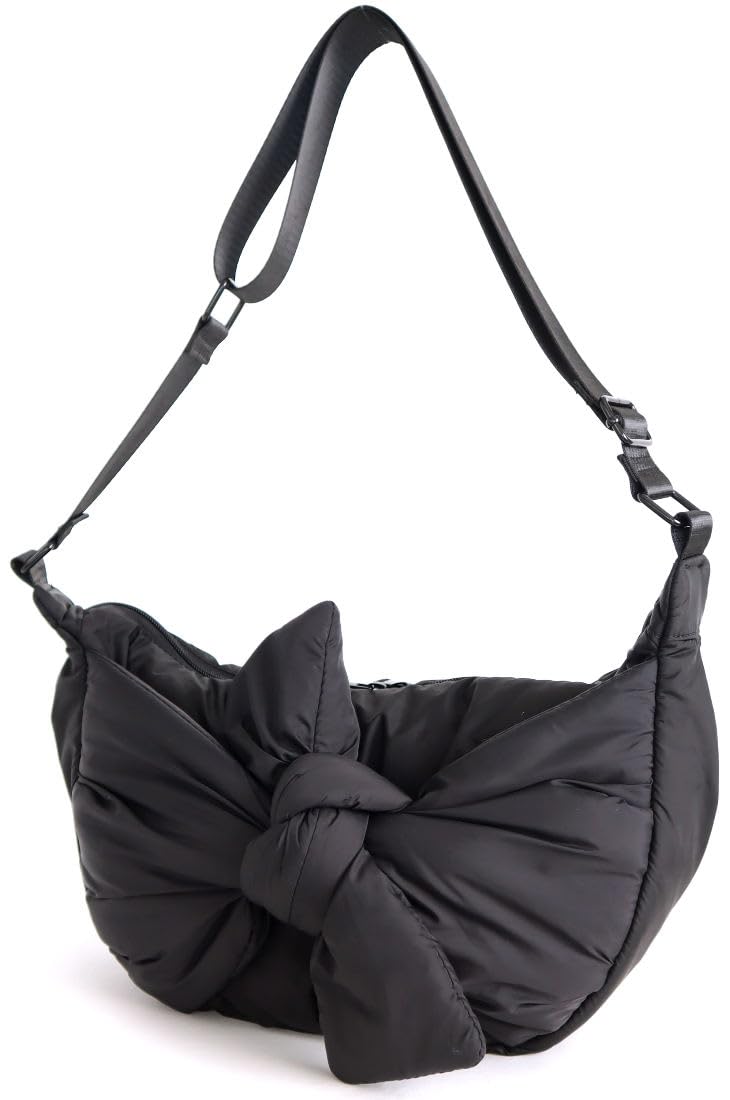 

Grande Grace Lightweight Shoulder Bag for Women, Black