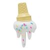 Melting Ice Cream Figurine Falling Ground Ice Cream Cone Resin Statue Sculpture Home Office Desktop Decoration Ornament