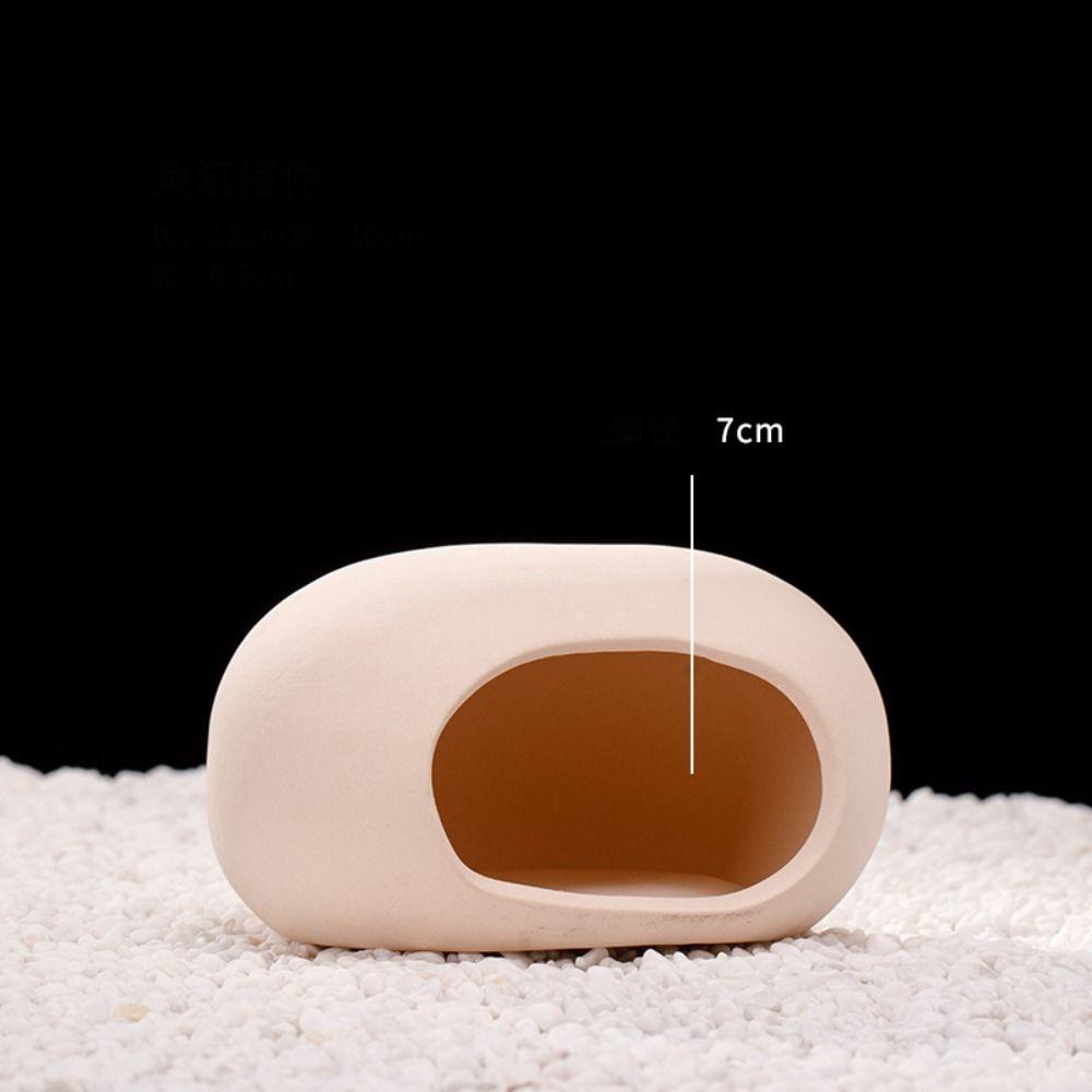 Ceramic Aquarium Shrimp Hideaway Multi-style Decorative Fish Hiding Shelter Creativity Multifunctional