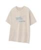 STANDARDERROR 87-Stan332 Galaxy Glitch Star Crack Pigment Short Sleeve T-Shirt (4 Colors)