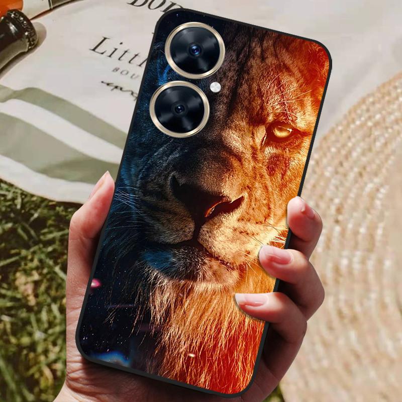 Für Huawei Nova 11i Hülle Nova11i 11 i Schwarzer Wolf Weiche TPU Silikon Rückseite Für Huawei Nova 11i MAO-LX9 Handyhülle Funda Coque