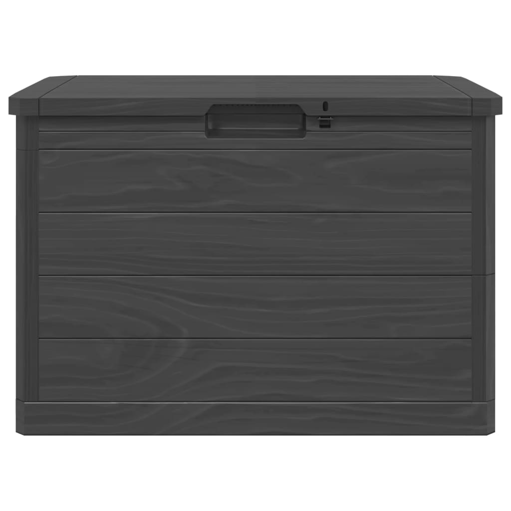 Vidaxl Garden Cushion Box, Anthracite, 77.5X44.5X53 Cm, Pp