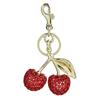 Cherry Keychain Jewelry Gift For Women With Diamond Embellishments For Fashion Accessories