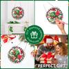 Acryl 2D/Flach DIY Weihnachten Sonderform Hängende Diamond Art Kits Diamant Malerei Set Strass Diamantkunst Fensteranhänger