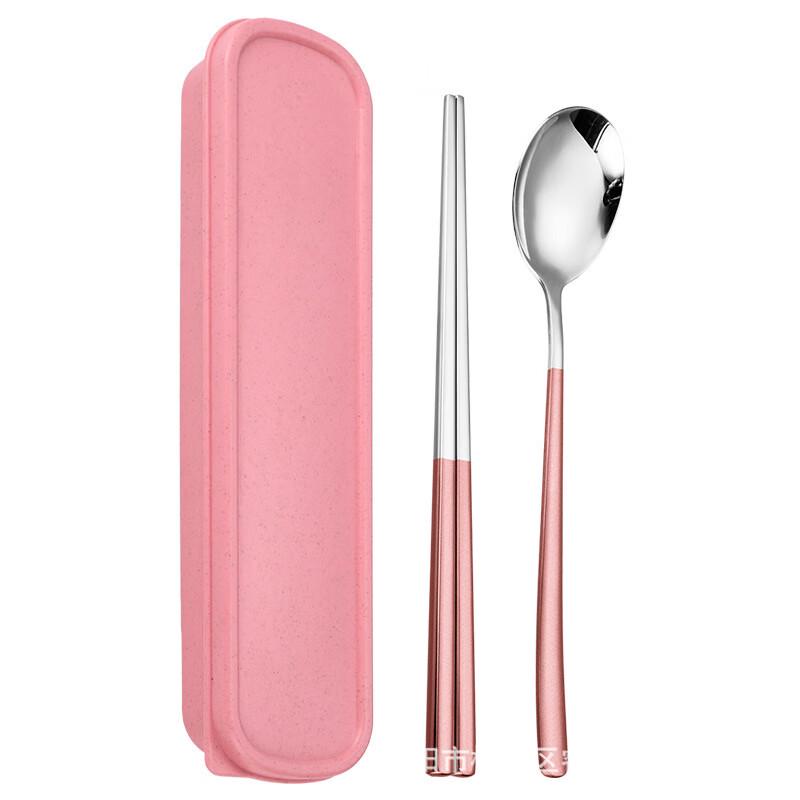 ZISIZ Portable Stainless Steel Travel Cutlery Gift Set
