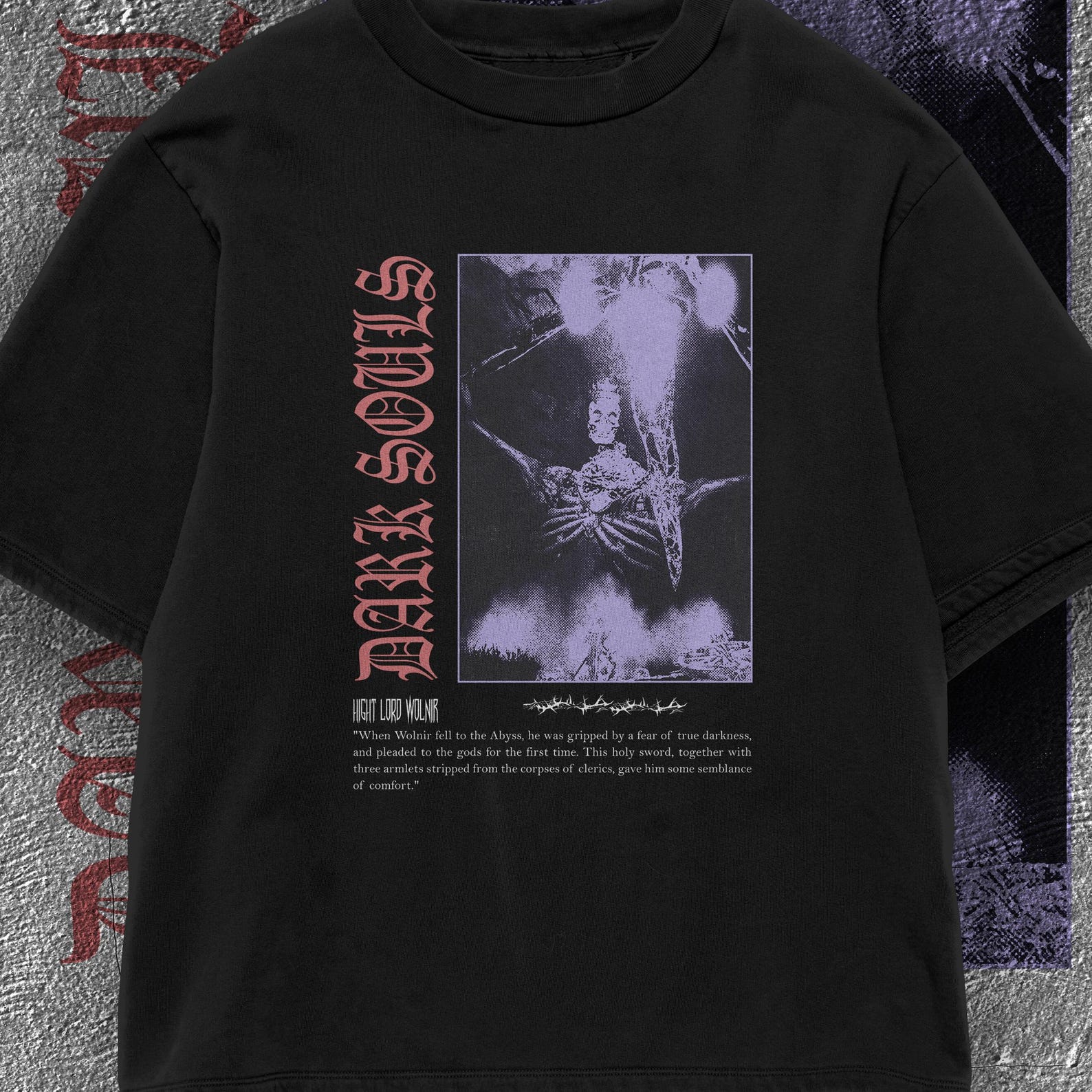 Dark Souls Skeleton King Graphic Tee | Dark Fantasy Gaming Shirt | Gamer Gift for Him M