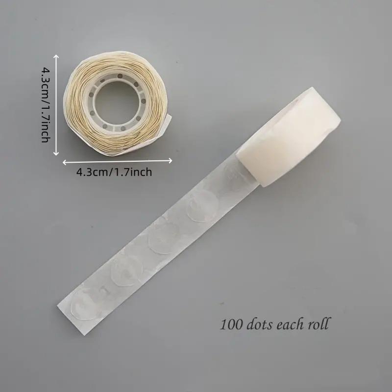 1 role 100 ks Oboustranné lepicí tečky Průhledné odnímatelné balónkové lepicí páska Lepidlo pro kutily svatby Dekorace narozeninové párty