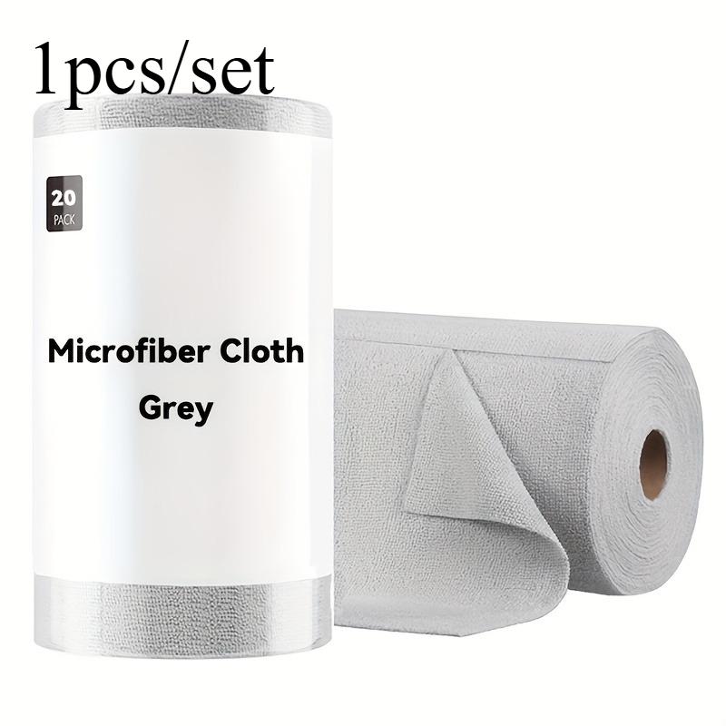 1pcs Heavy Duty Microfiber Cleaning Cloths for Kitchen Non Stick Oil Resistant Dish Drying Towels Tear Off Lazy Home Use