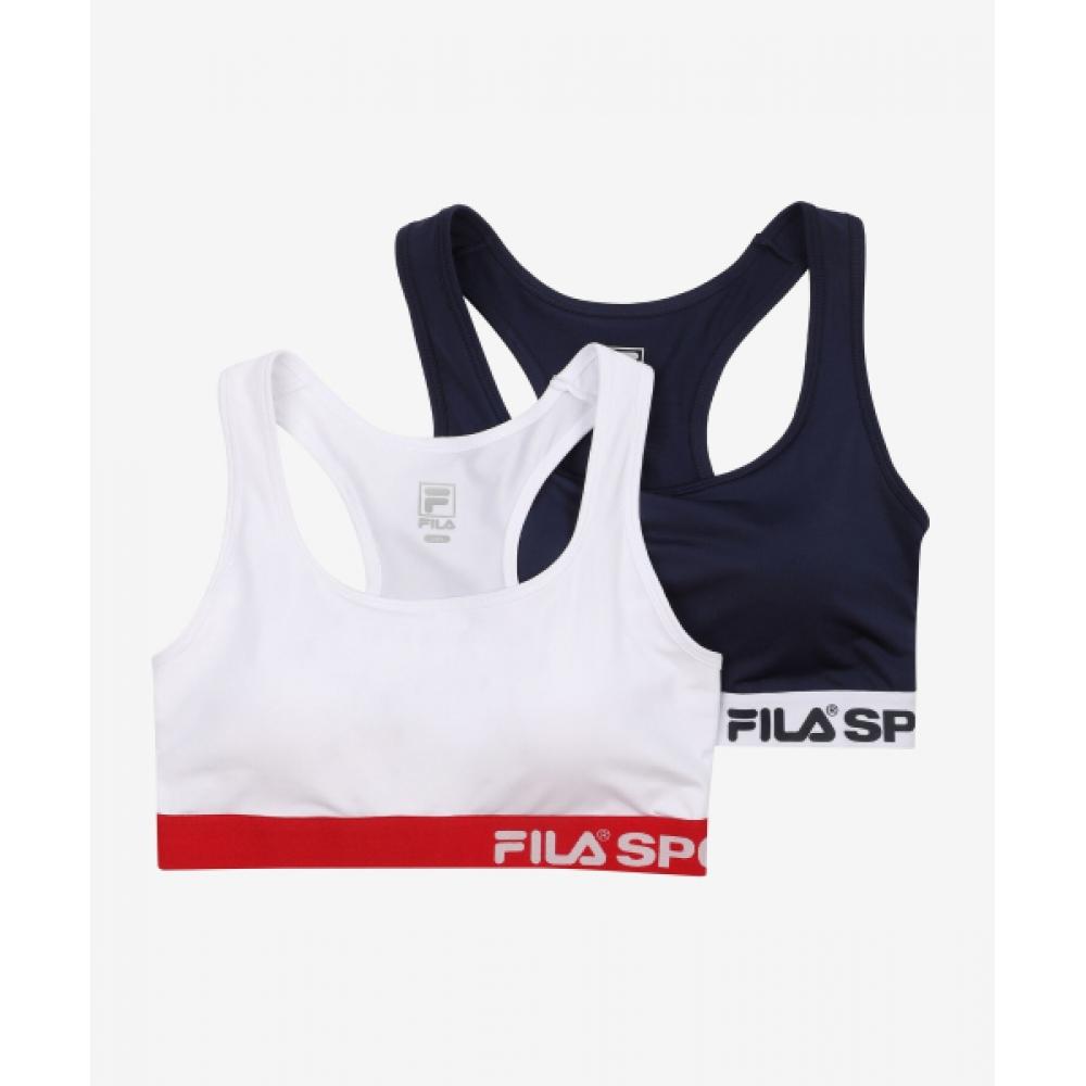 

Fila Underwear Heritage Active Sports Bra Top 2pack Fi4itg1104fwhi WHITE/085
