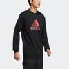 Adidas Cny Gfx Crew Sweatshirt With Tiger Year Limited Edition Logo Print Men Tops Black HI3287