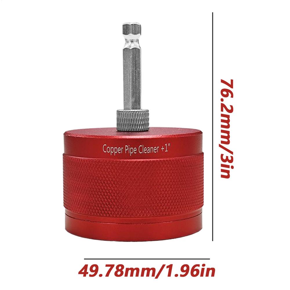 Drill Pipe Cleaner Power Drill Cleaning Rust Brush 1/2 3/4 1 Professional Copper Pipe Cleaner For Home Garage Workshop Industry