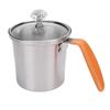 Milk Frothing Pitcher with Lid Scale Stainless Steel Milk Frother Cup for Latte Coffee 300ML