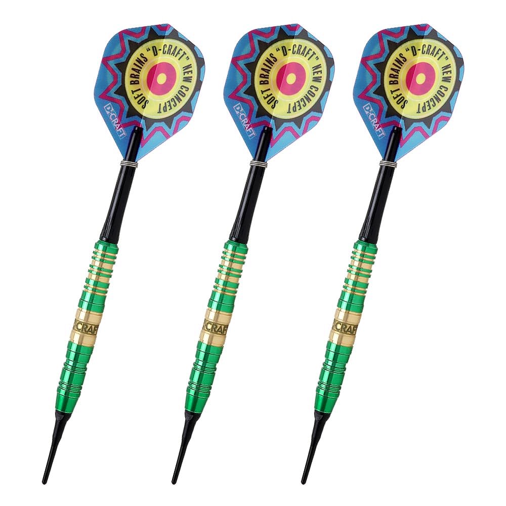 ZONE BRASS 2BA Zielony Zestaw Barelek do Darta D.CRAFT mHz-2