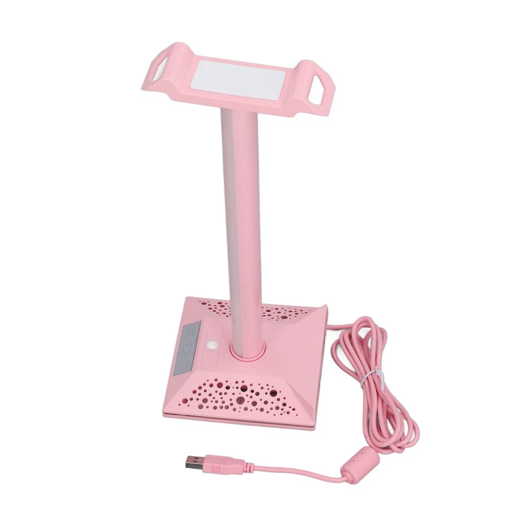 RGB Gaming Headset Stand Professional Stylish Cool USB Port Headphone Holder with 10 Lighting Modes