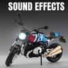 1/9 BMW R NINE T Alloy Cruise Sports Motorcycle Model Diecast Metal Toy Classic Street Racing Motorcycle Model Sound Light Kids Gift