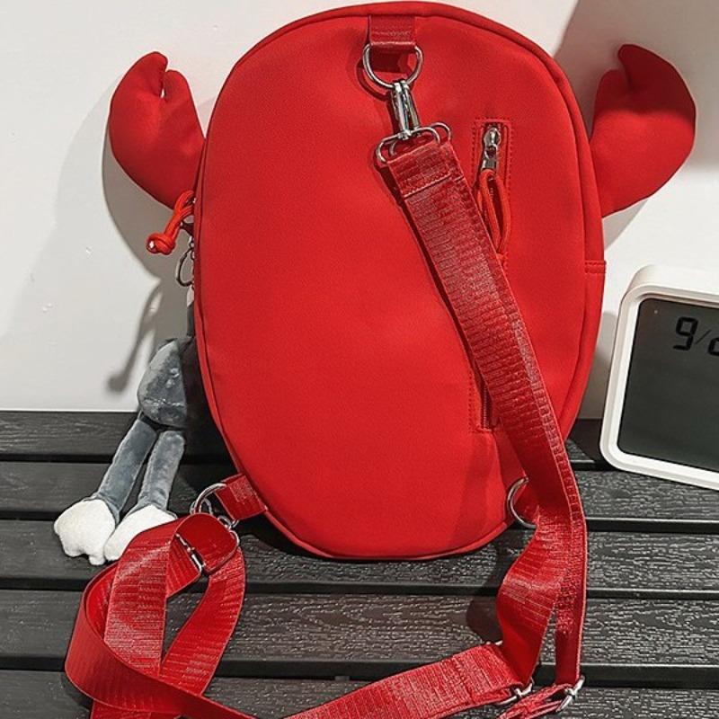 School Bag New High Value Personality Cool Funny Creative Cartoon Shark Backpack Couple Light Spring Outing Backpack