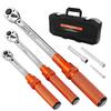 Click Torque Wrench Set 3 Pieces 1/4 3/8 1/2 Inch Drive Dual-direction