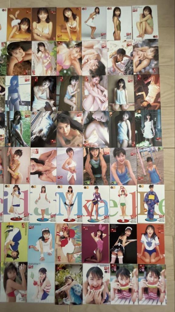 [USED] Nakajima Reika Bomb Trading Cards Regular 72 Types Full Set + Bonus