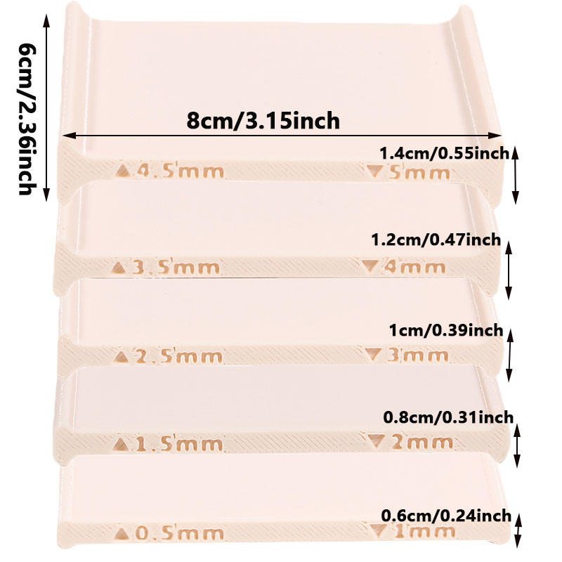 Pink Soft Pottery Rubbing Strip Auxiliary Mold DIY Hand Tool Flexible Texture Smooth Surface For Clay Sculpture Handicraft Making Ceramic Art DIY