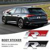 efg1 3D Metal R Line Car Trunk Emblem Sticker Auto Accessories For VW MK7 MK6 MK5 Ibiza Leon FR 2 Altea Aztec Golf-4 5 6 7 Passat