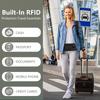 Hırsızlığa Karşı RFID Korumalı Seyahat Fanny Paketi Pasaport Tutucu İnce Seyahat Cüzdanı Kadınlar ve Erkekler için