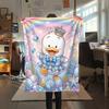 1PC Tuxedosam Print Flannel Blanket, High Quality All Seasons, Home Decor, Warmth and Comfort, Perfect for Christmas Gifts