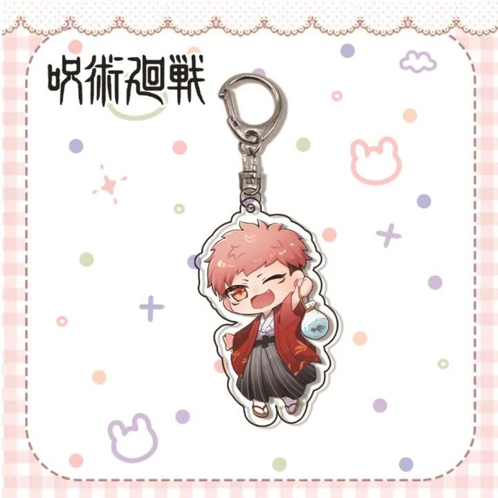 Jujutsu Kaisen Gojo Satoru Itadori Acrylic Keychain 55mm Anime Cosplay Accessory
