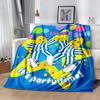 Bananas Pyjamas Party Decke Weich Warm Gemütlich Perfekt für Bürostuhl Sofa Stuhl Ganzjahresnutzung Spielerisches Design Perfektes Geschenk für Verwandte und Freunde