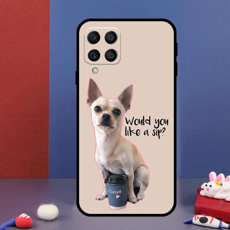 Chihuahua Hund Für Samsung Galaxy M12 M13 M33 M23 M53 M15 M55 M31 M51 M14 M34 M54 M20 M32 M52 Handyhülle