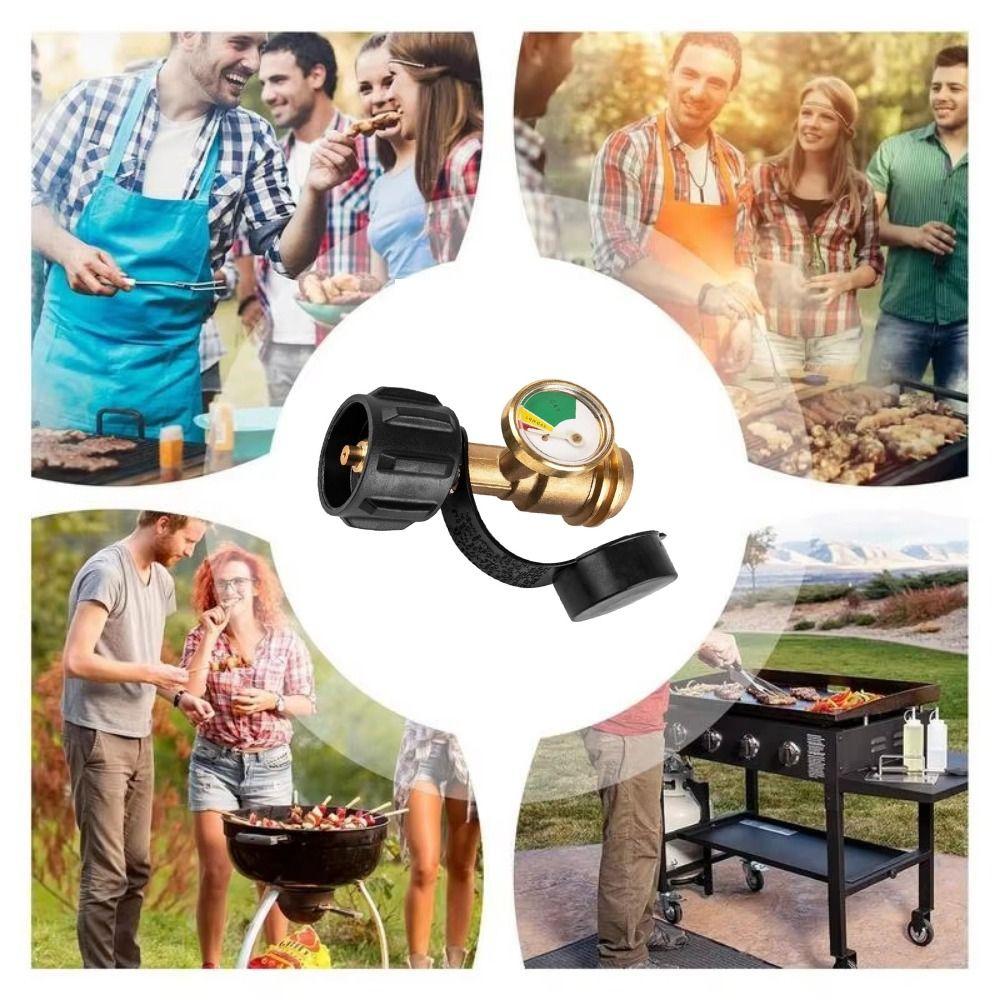 QCC1/Type Propane Tank Connector Leak-proof Propane Tank Gauge  for Heaters Converts