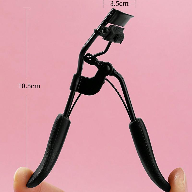 1pc Portable Eyelash Curler, Black Color With Comb, Instantly Curls And Holds Lashes, Suitable For Daily Makeup
