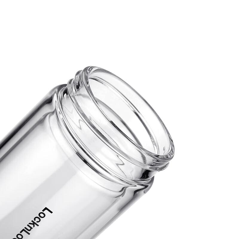 Lock&Lock Portable Double-Layer Glass Tea Infuser Mug 360ml