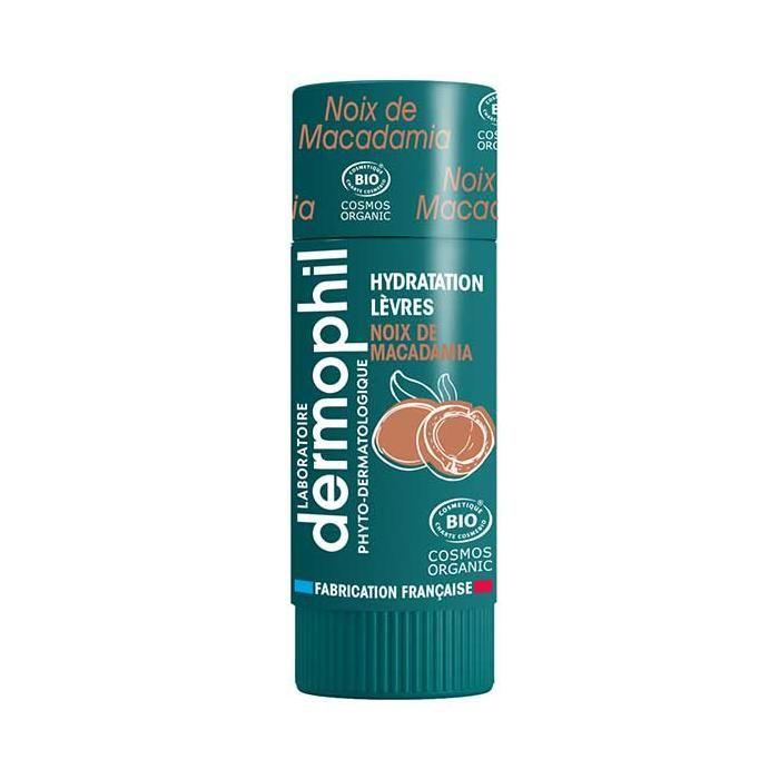 Stick Lèvres - Dermophil - Bio - Protection - Goût Noix De Macadamia - 4g
